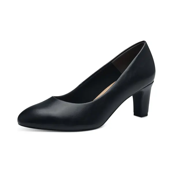 Tamaris Damen Pumps Vegan Schwarz 41 thumbnail