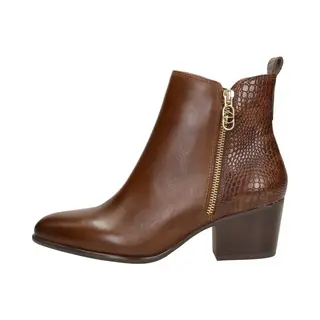 Tamaris Dames 1-25398-43 Modieuze Laarzen Voor Dames, Cognac Struct