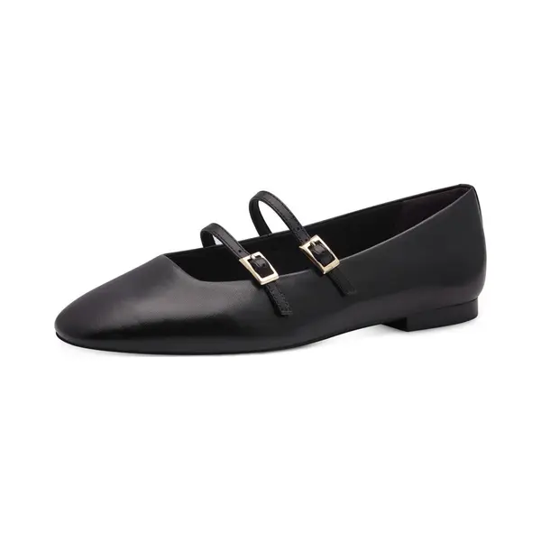 Tamaris Leren Ballerina Unisex Bruin thumbnail