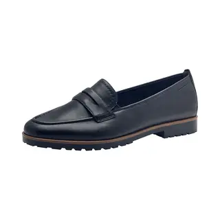 Tamaris Damen Slipper, Frauen Slipper, Mokassins, TOUCHit-Fußbett, Touch-it, beige, Lack, rot, rosa, atmungs-aktiv, bequem, bequemlichkeit, Navy, 39
