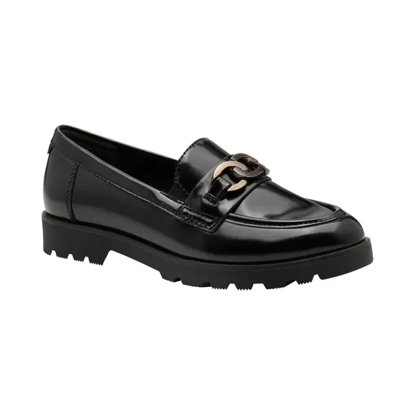 Tamaris Damen Slipper, Frauen Slip On, TOUCHit-Fußbett, Loafer, College Schuhe, Businessschuhe, Anzugschuhe, elegant, Office, büro, Black, 38 Eu thumbnail