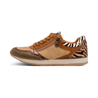 Tamaris Trainers 1-23603-42 3A2 Lage Top Vrouwen Vegan M2363341 Bruin