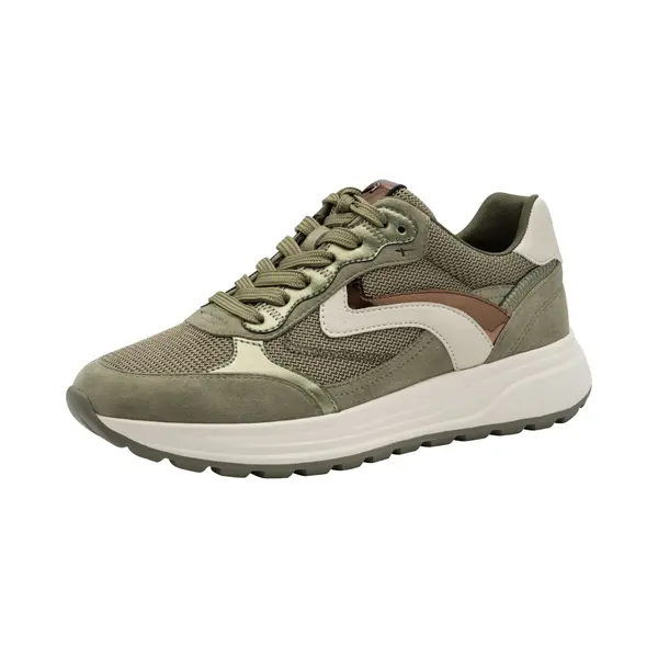 Tamaris Sneakers Laag Ecru / Brons / Kaki thumbnail