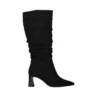 Tamaris Dames Long Boot Heel 1-25507-45 Hoge Kniehoge Laarzen Dames, Zwart., 40 Eu