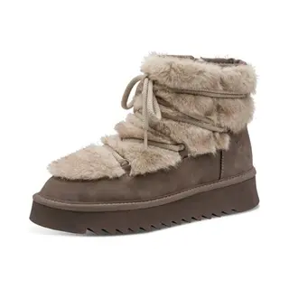 Tamaris Damen Stiefel Leder Beige 37