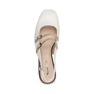 Tamaris Slingpumps Camel / Wolwit
