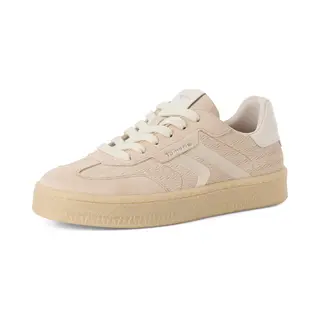 Tamaris Damen Sneaker Low Leder, Braun, 40 Eu