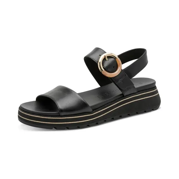 Tamaris Sandales à Talons Pour Femme 1-28254-46 - Noir - Taille 40 Eu thumbnail