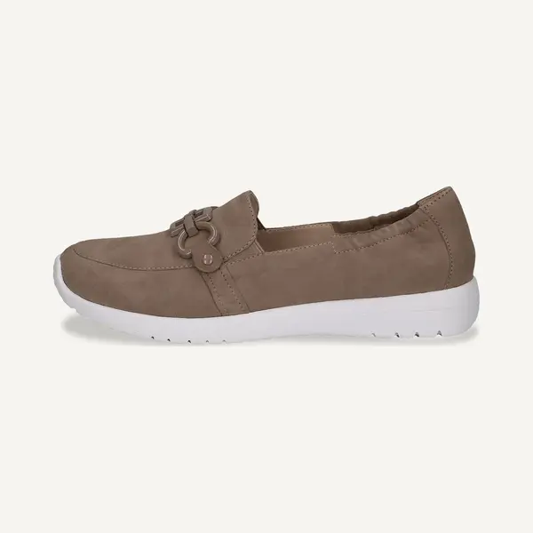 Caprice Damen Slipper Aus Leder Bequem, Braun (Mud Suede), 36 Eu thumbnail