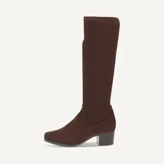 Caprice Boots 9-25506-41 G Width, Dk Brn Stretch, 8 Uk