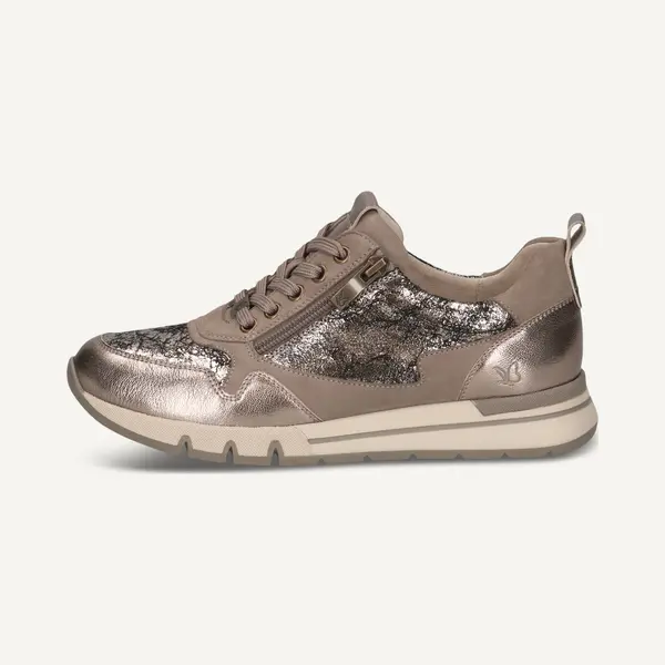 Caprice Damen 9-23757-45 Sneaker, Taupe Met.Comb, 36 Eu Weit thumbnail