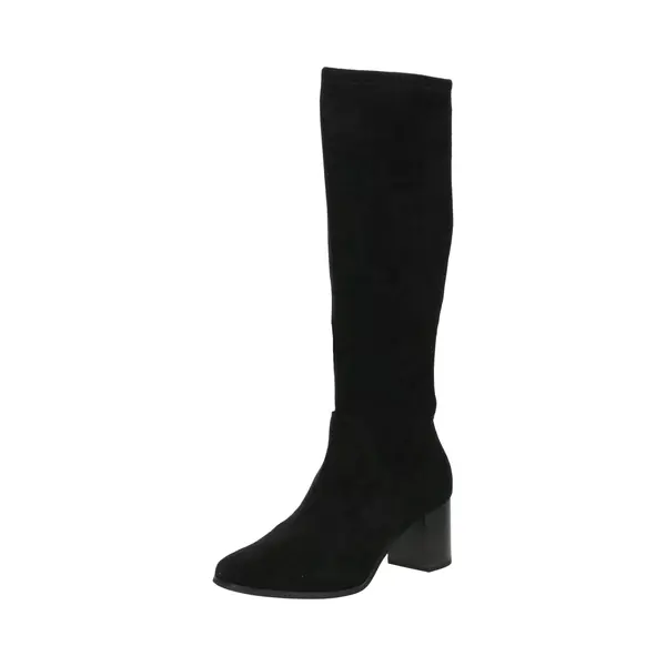 Caprice Damen Stiefel Mit Blockabsatz Vegan, Schwarz (Black Stretch), 36.5 Eu thumbnail
