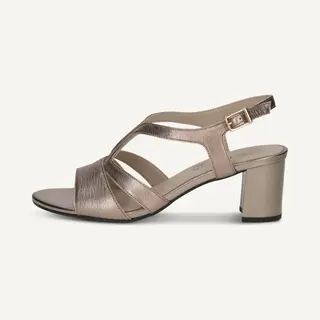 Caprice Sandales à Talons Pour Femme 9-28308-46 - Marron Métallisé - Taille 40, 5 Eu