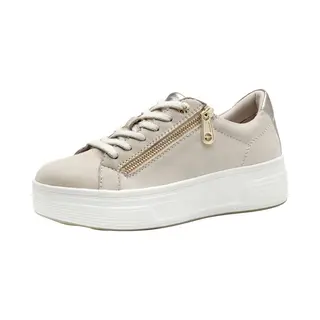 Tamaris Comfort Sneakers Beige Nubuck - Dames - Maat 37
