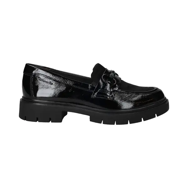 Tamaris Comfort Damen Slipper Aus Leder Elegant, Schwarz (Black Comb), 37 Eu thumbnail