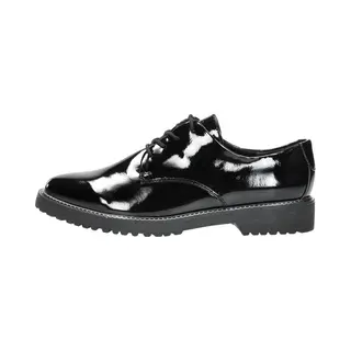 Marco Tozzi Veterschoenen Laag Veterschoenen Laag - Zwart Lak - Maat 42