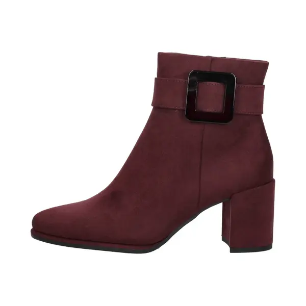 Marco Tozzi Damen Stiefeletten Mit Blockabsatz Vegan, Rot (Bordeaux Comb), 37 Eu thumbnail