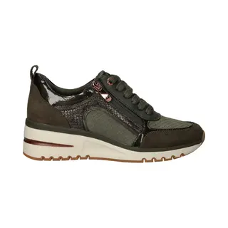 Marco Tozzi 2-23767-45 Damessneakers, Kaki Comb, 42 Eu, Kaki Comb, 42 Eu