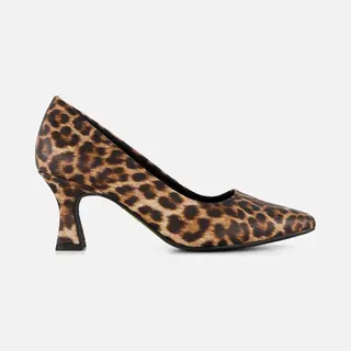 Marco Tozzi Leopard Pumps Beige Textiel - Maat 42