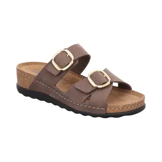 Rohde 5430 72 Slippers Taupe Nubuck Dames - Taupe - 39