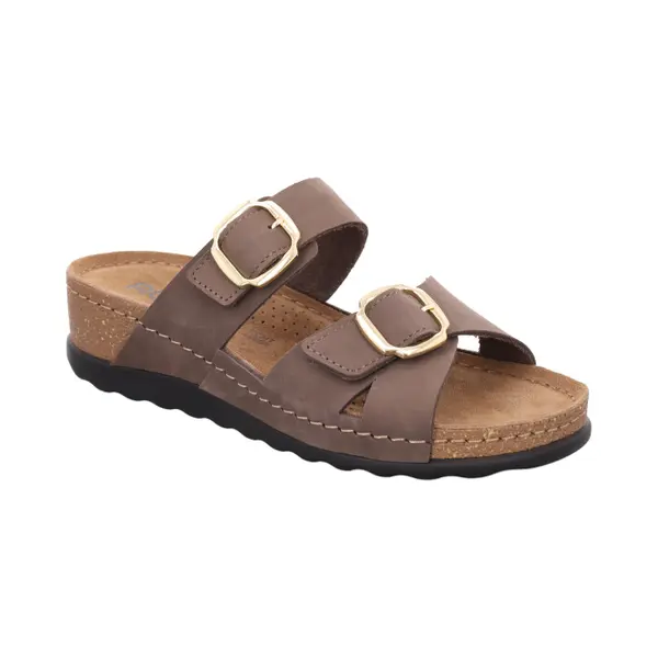 Rohde 5430 72 Slippers Taupe Nubuck Dames - Taupe - 39 thumbnail