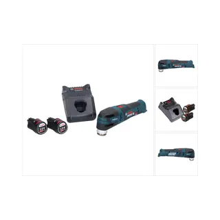 Bosch Professional Bosch Gop 12V-28 Professional Akku Multi Cutter Starlock Brushless + 2x Akku 2, 0 Ah + Ladegerät