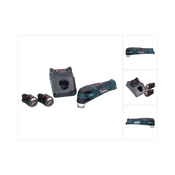 Bosch Professional Bosch Gop 12V-28 Professional Akku Multi Cutter Starlock Brushless + 2x Akku 2, 0 Ah + Ladegerät thumbnail