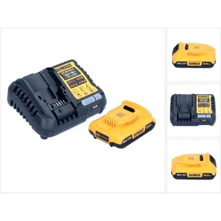 DeWalt Dcb 1104 D1 Akku Starter Set 12 V / 18 V 1x Akku 2, 0 Ah + Dcb 1104 Ladegerät