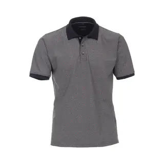 Casa Moda Poloshirt Druck Grau Multicolour - Größe L