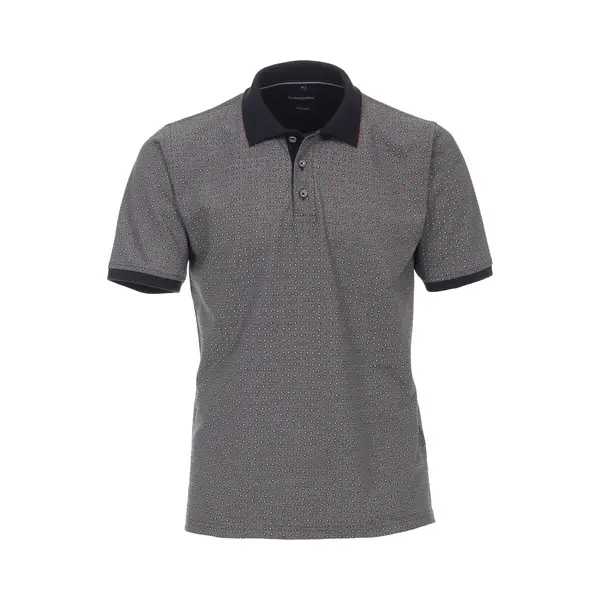 Casa Moda Poloshirt Druck Grau Multicolour - Größe L thumbnail