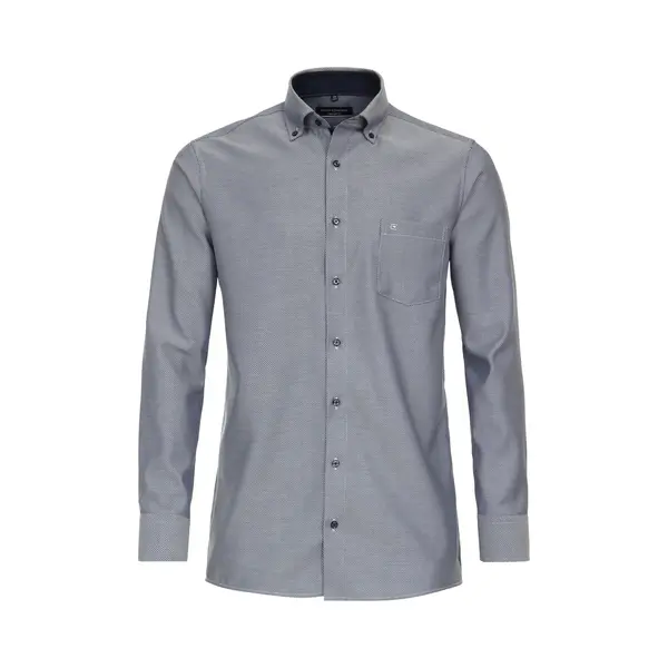 Casa Moda Overhemd Blauw, Faux-uni thumbnail