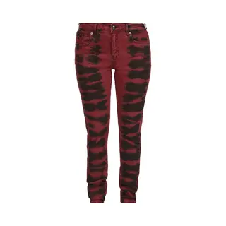 Rock Rebel By Emp Megan Jeans Black Red