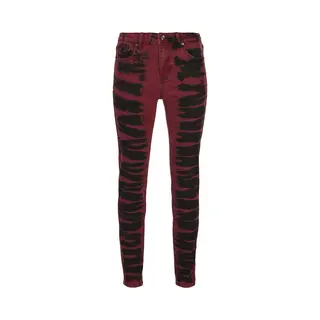 Rock Rebel By Emp Megan Jeans Schwarz Rot In W32L32