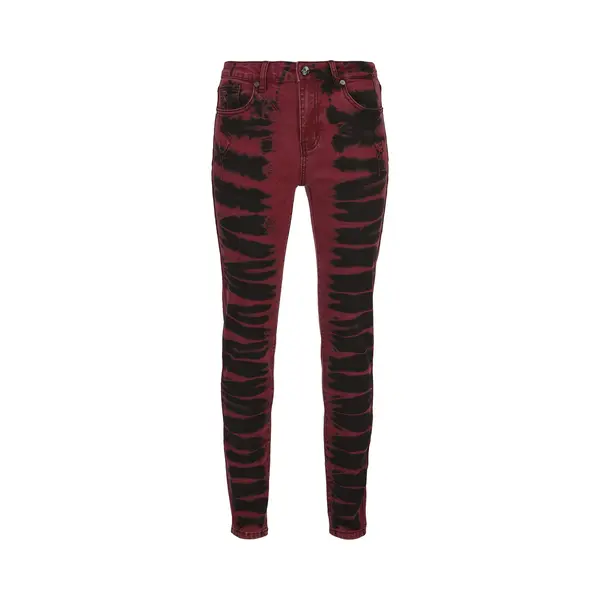 Rock Rebel By Emp Megan Jeans Schwarz Rot In W32L32 thumbnail