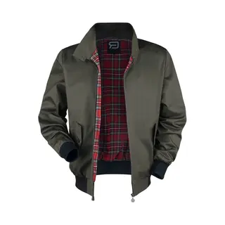 R.E.D. By Emp Tussenseizoensjas - Larger Than Life Bomber Jacket - S Tot 5XL - Voor Mannen - Kaki