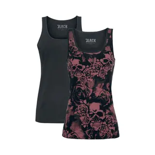 Black Premium By Emp Double Pack Of Tops Top Black