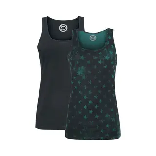 Red By Emp Tops Double Pack Top Black Green