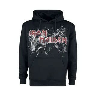 Iron Maiden Fear Live Flames Hoodie Black