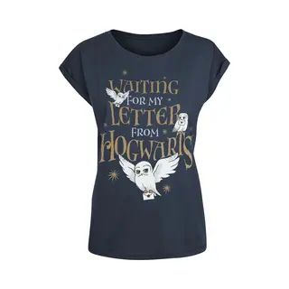 Harry Potter Hogwarts Letter T-Shirt Dark Blue