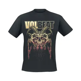 Volbeat Bleeding Crown Skull T-Shirt Black