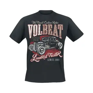 Volbeat Louder And Faster T-Shirt Black