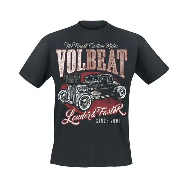 Volbeat Louder And Faster T-Shirt Black thumbnail