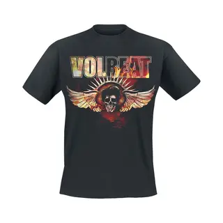 Volbeat Burning Skullwing T-Shirt Black