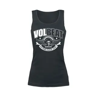 Volbeat Skullwing Ribbon Top Black