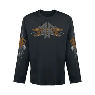 Amon Amarth Fafner's Gold Long-sleeve Shirt Black