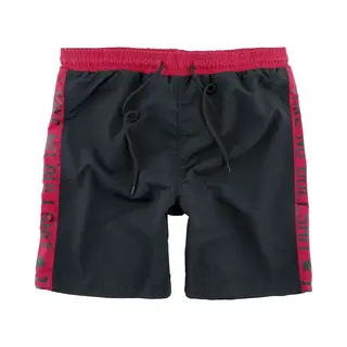 R.E.D. By Emp Zwembroek - Badeshorts Mit Print - S Tot M - Voor Mannen - Zwart