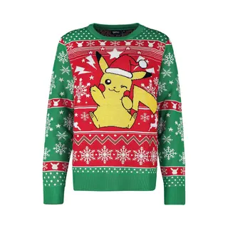 Pokémon Pikachu - Pika, Pika! Weihnachtspullover Multicolor In S