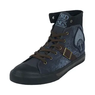 The Lord Of The Rings Rohan Gondor Map Sneakers High Blue