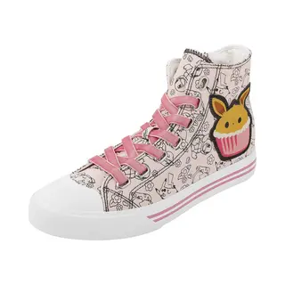 Pokémon Eevee - Cupcake Sneakers High Pink White