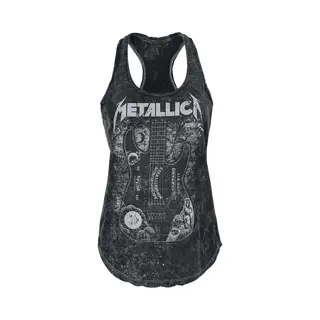 Metallica Ouija Guitar Top Black